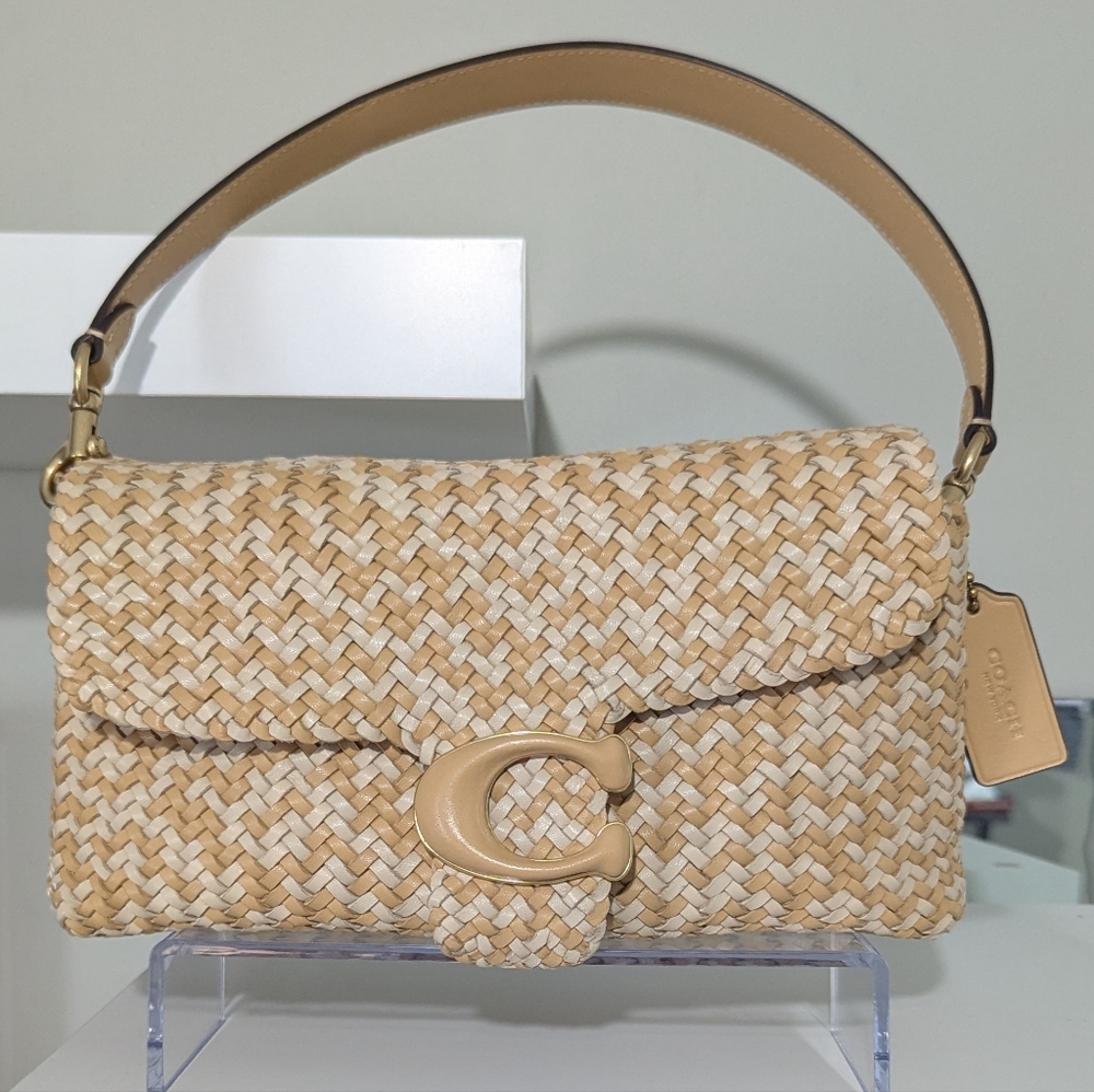 Coach Tan Woven Women's Bag